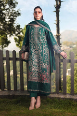 Maria B Luxury Lawn Embroidered 3 piece Unstitched / Stitched