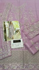 Gulaal Embroidered Chiffon Wedding Collection 3 Piece Unstitched / Stitched