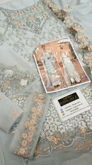 Maria B Embroidered Chiffon Collection 3 Piece Unstitched / Stitched