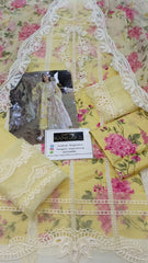 Crimson Luxury Lawn Chikan Kari by Saira Shakira 3Piece Unstiched