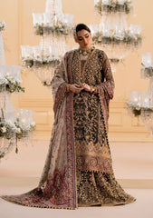 AIK Atelier Wedding Festive Unstitched Emb Organza 3Piece Unstitched / Stitched