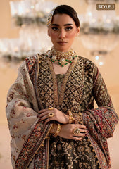 AIK Atelier Wedding Festive Unstitched Emb Organza 3Piece Unstitched / Stitched