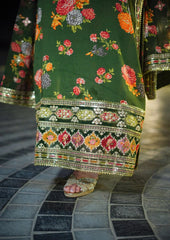 Aneela's Luxury Silk Emb Collection Digital Printed 3 Piece Unstitched