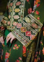 Aneela's Luxury Silk Emb Collection Digital Printed 3 Piece Unstitched