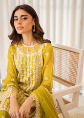 Azure Luxury Chiffon Embroidered 3 Piece Unstitched / Stitched