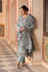 Ramsha Embroidered Chiffon 3 Piece Unstitched