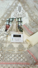 Maria B Luxury Organza Embroidered 3 Piece Unstitched