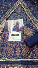 Iznik Luxury Collection organza Embroidered 3 Piece Unstitched