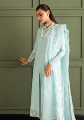 Qalamkar Lawn Chikan Kari Embroidered 3 Piece Unstitched / Stitched