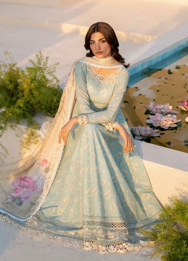 Iznik Festive Embroidered Luxury Lawn 3Piece Unstitched