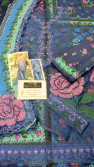 Maria B Luxury Lawn Embroidered 3 piece Unstitched / Stitched