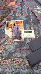 Jade Chikankari Lawn Embroidery Collection 3piece Unstitched / Stitched