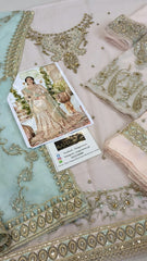 Nameera by Farooq Embroidery Luxury Chiffon 3 Piece Unstitched / Stitched
