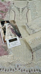 Azyel Kaashiv Organza Luxury Collection Embroidered 3 Piece Unstitched / Stitched