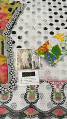 Maria B Luxury Lawn Embroidered 3 piece Unstitched / Stitched