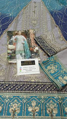 Adan Libas Luxury Chiffon Embroidered Collection 3piece Unstitched