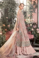 Maria B Embroidered Wedding Collection Organza 3 Piece Unstitched / Stitched