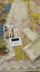 Maria B Luxury Lawn Embroidered 3 piece Unstitched / Stitched
