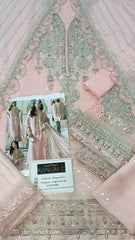 Maria B Luxury Chiffon Embroidery Collection 3 Piece Unstitched / Stitched