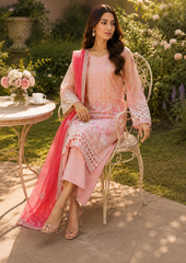 Rangrez luxury Chiffon Embroidered 3 Piece Unstitched / Stitched