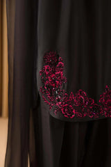 Lulusar Raw Silk Hand Embellished 3 Piece Unstiched