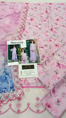 Neeshay Embroiderey Lawn Chikan Kari Collection 3 Piece Unstitched / Stitched