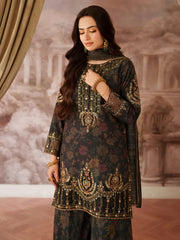 Mohagni Luxury Lawn Embroidered 3 Piece Unstitched / Stitched