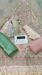 Maria B Luxury Collection Organza Dress 3 Piece Unstitched