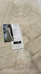 Qalamkar Hand Work Organza Embroidered 3 Piece Unstitched / Stitched
