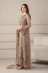 Maria B Luxury Chiffon Skin Hand Work Embroidered Unstitched / Stitched