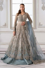 Maria B Embroidered Wedding Collection Soft Net Maxi Unstitched