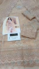 Mushq Luxury Organza Collection Embroidered with Adda Work 3 Piece Unstitched