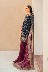 Xenia Formals Niran Embroidered Chiffon 3 piece Unstitched