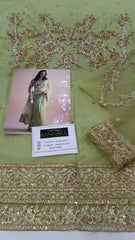 Maria B Luxury Net Hand Work Embroidered Saree Unstitched