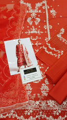 Hussain Rehar Luxury Embroidered  Lawn 3 Piece Unstitched / Stitched
