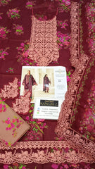 Baroque Luxury Embroidered Lawn 3 Piece Unstitched / Stitched