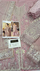 Soraya Sher Organza Emb Formal Collection 3 Piece Unstitch / Stitched