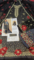 Jazmin New Arrival Luxury Chiffon Embroidered 3 Piece Unstitched