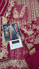 Sana Safinaz Raw Silk Hand Work Embroidered 3 Piece Unstitched / Stitched