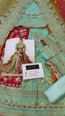 Baroque Chantelle Luxury Silk Maxi Embroidered 3 Piece Unstitched / Stitched