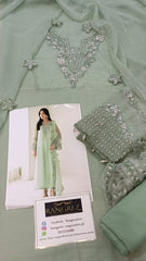 Baroque Embroidered Chiffon Collection 3 Piece Unstitched / Stitched