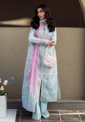 Qalamkar Luxury Lawn Chikan Kari Embroidery Collection 3 Piece Unstitched