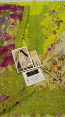 Maria B Luxury Lawn Embroidered 3 piece Unstitched / Stitched