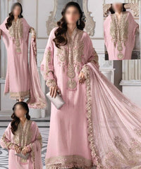 Maria B Luxury Chiffon Embroidery Collection 3 Piece Unstitched
