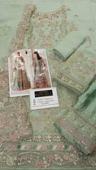 Baroque Chantelle Embroidered Luxury Chiffon 3 Piece Unstitched / Stitched