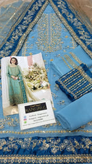 Charizma Luxury Chiffon Collection 3 Piece Unstitched / Stitched