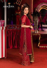 Asim Jofa Embroidered Luxury Chiffon 3 Piece Unstitched