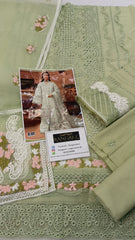 Khadija Sheikh Luxury Lawn Embroidered 3 Piece Unstitched / Stitched