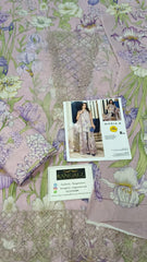 Maria B Printed Lawn Duptta Emb Collection 3 piece Unstitched / Stitched