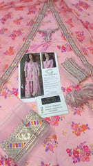 Charizma Embroidered Luxury Silk 3 piece Unstitched / Stitched